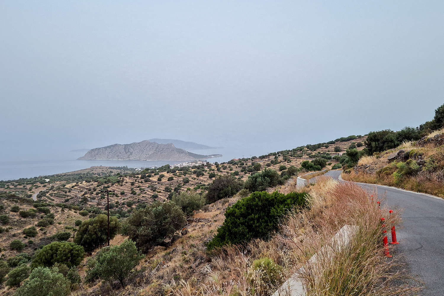 View of Moni & Agistri Island from Sfentouri