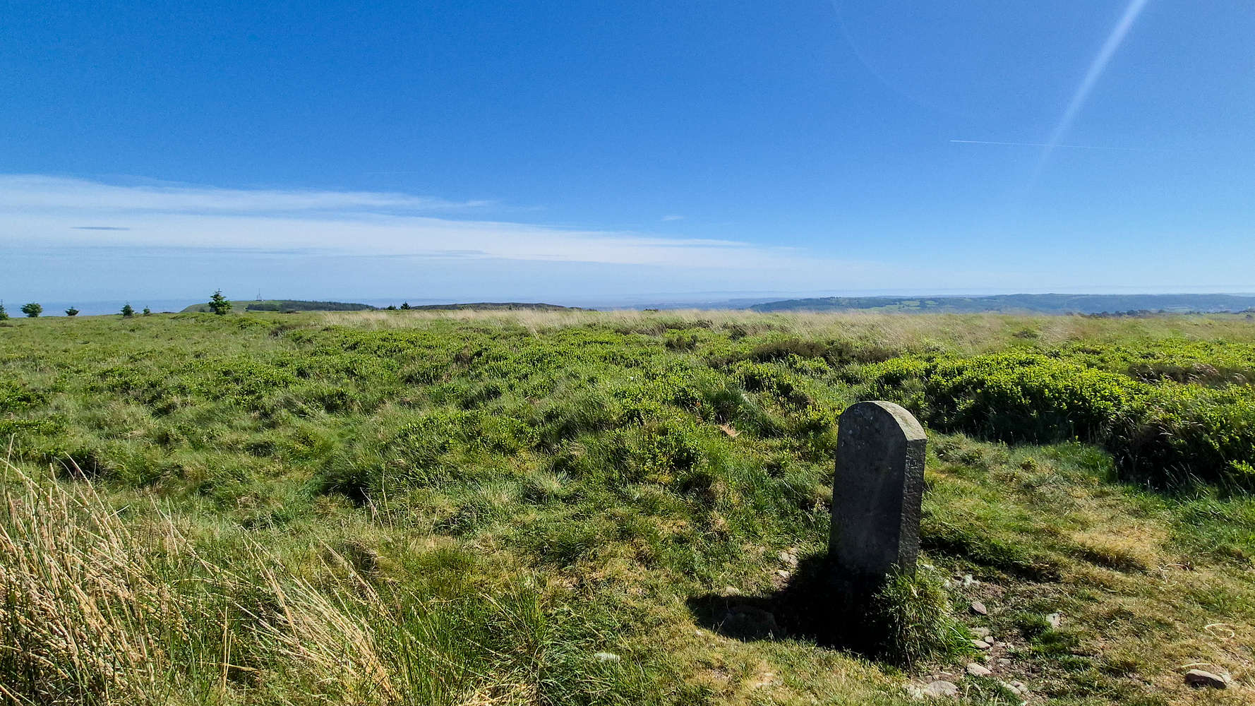The summit of Mynydd Y Lan (381m).