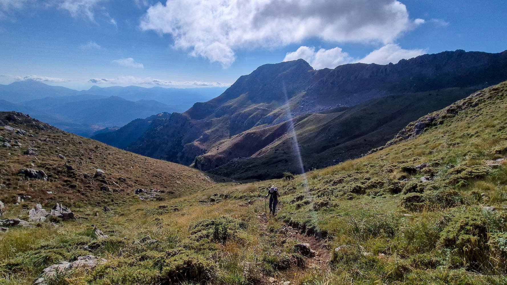 On the final ascent before the plateau.