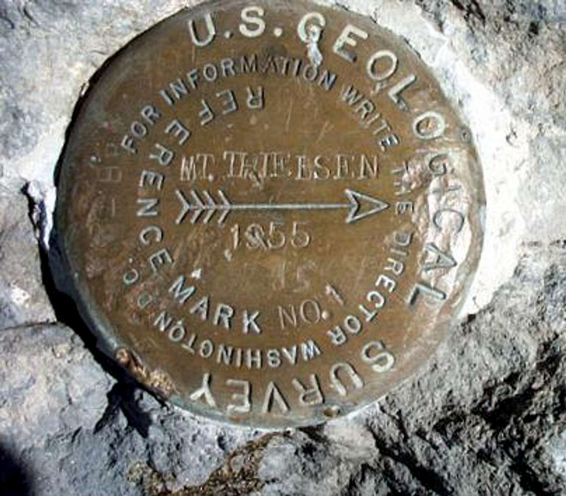 Withness Marker Mt. Thielsen (OR) Witness marker : Photos, Diagrams & Topos : SummitPost