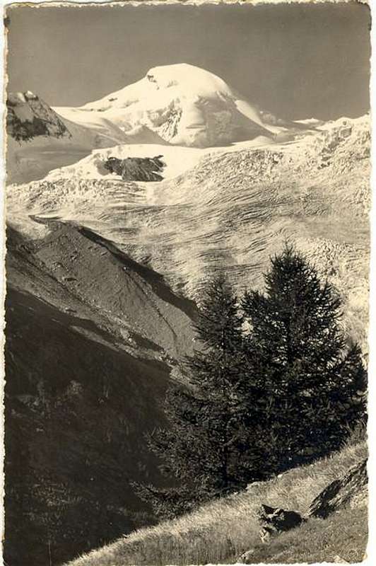 Allalinhorn, old view