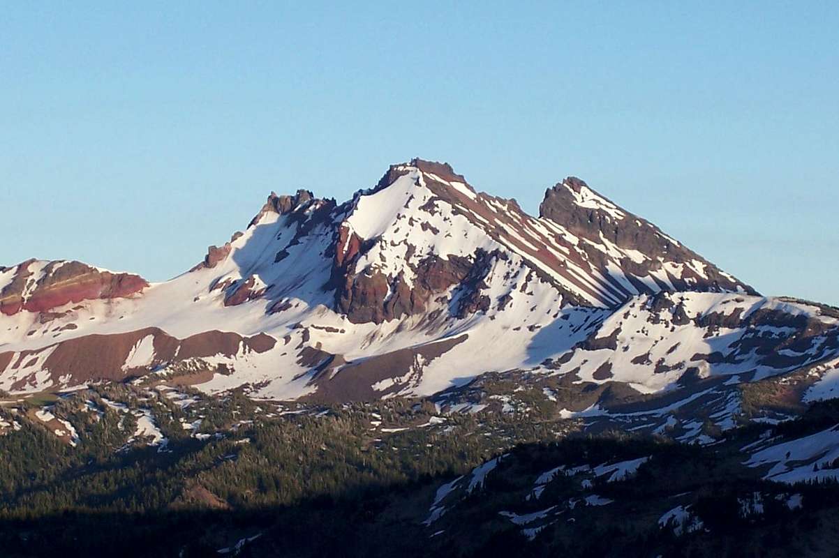 Broken Top Mountain Oregon Cascades Photos Diagrams Topos 
