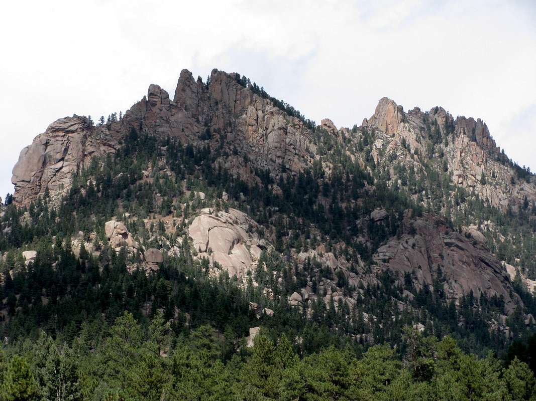 Long Scraggy Peak from South Platte River : Photos, Diagrams & Topos ...