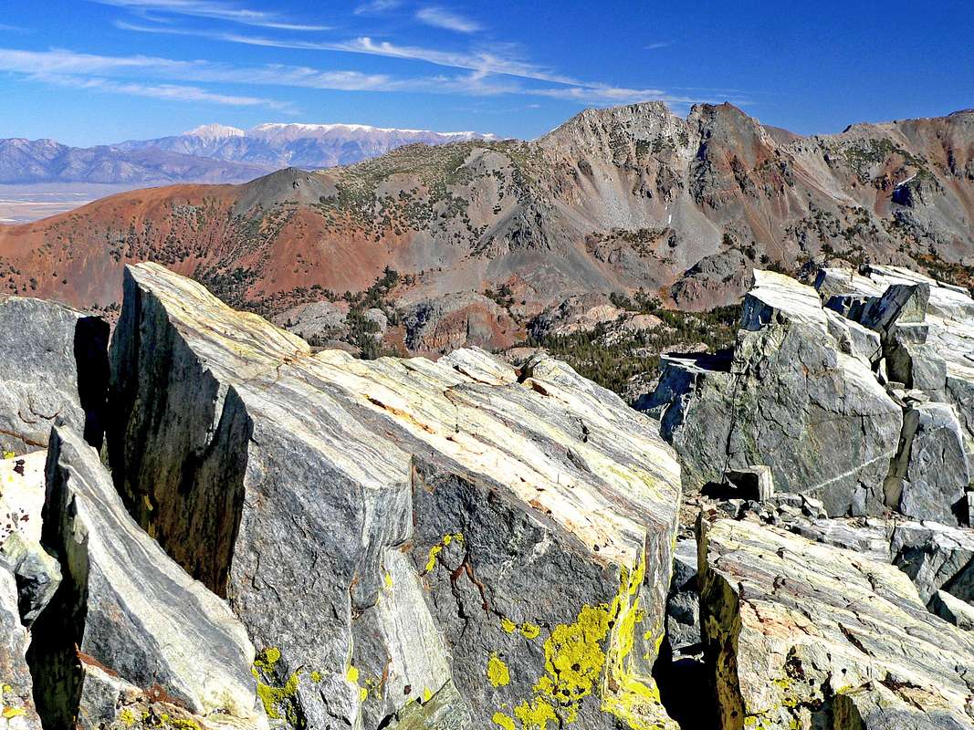 Pyramid Peak from Peak 11,390' on the Mammoth Crest : Photos, Diagrams ...