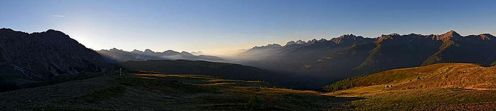 Steinrastl morning panorama