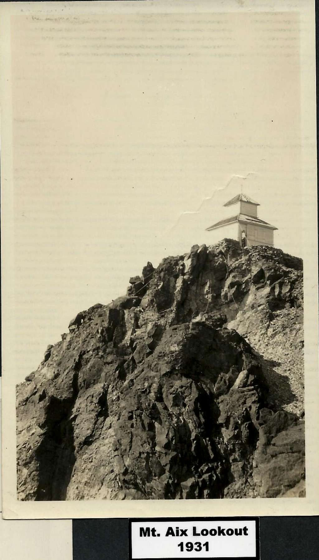Mt. Aix Lookout 1931
