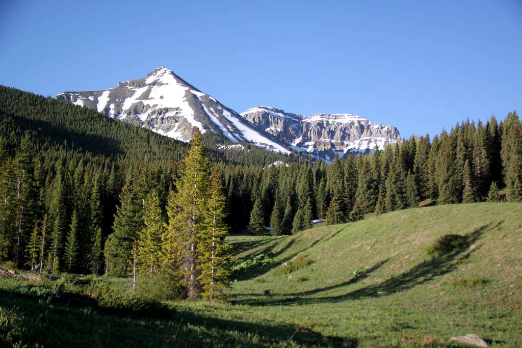 Corbett Peak from the meadow