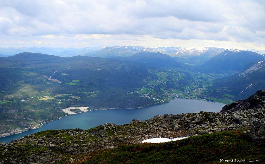 Breimsvatnet seen from Ryssdalshornet