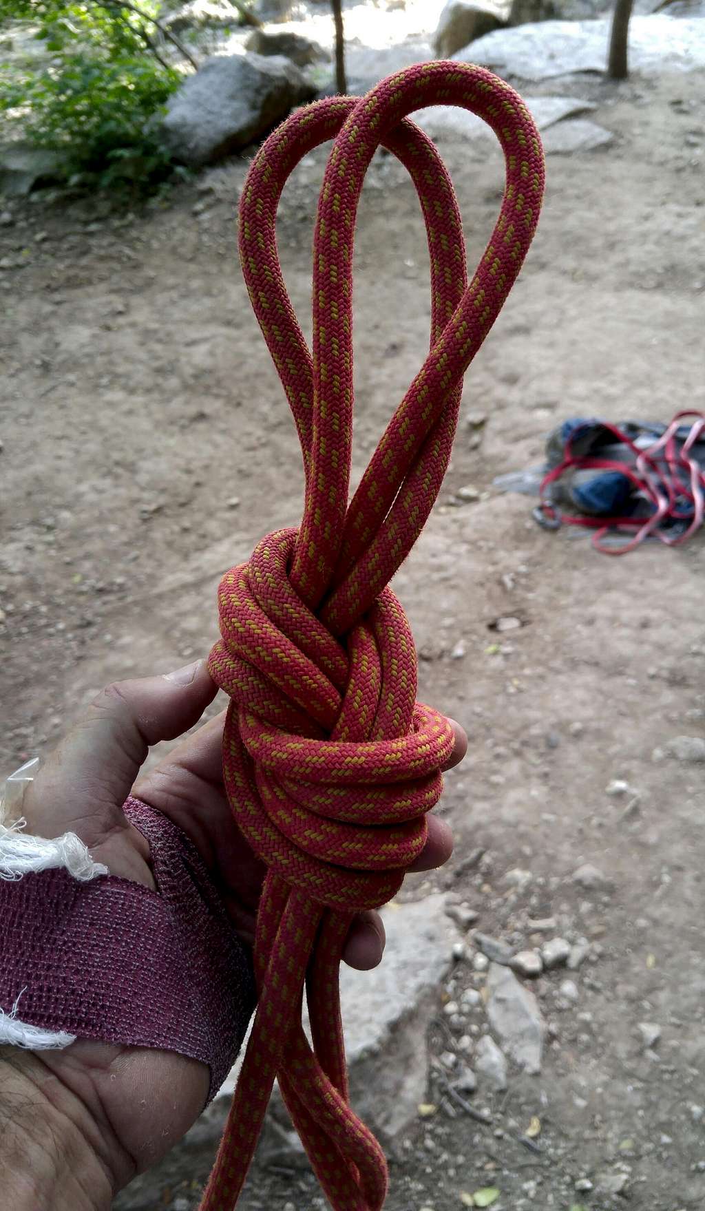 Anchor End of Rope