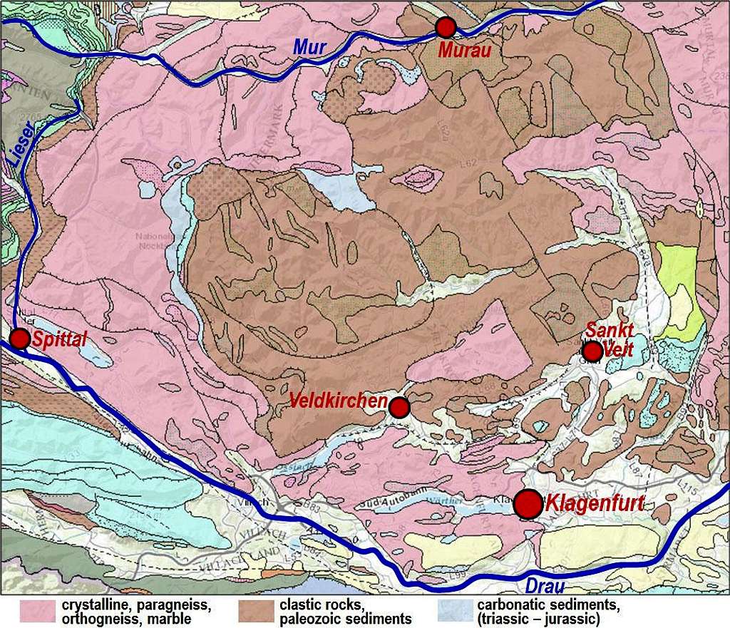 Geology of Gurktal Alps