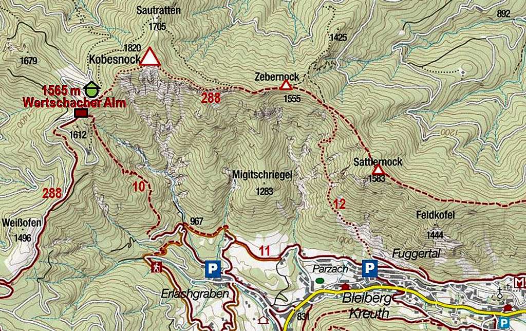 Kobesnock map