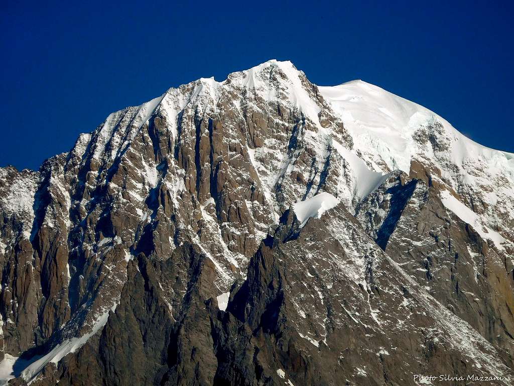Detail of Mont Blanc Southern side