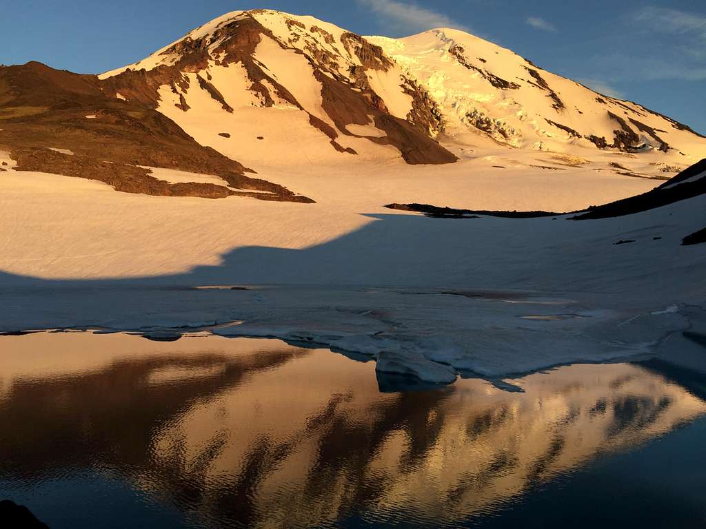 Mount Adams sunset