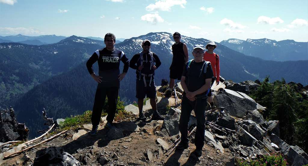 The crew on Bare Mountain