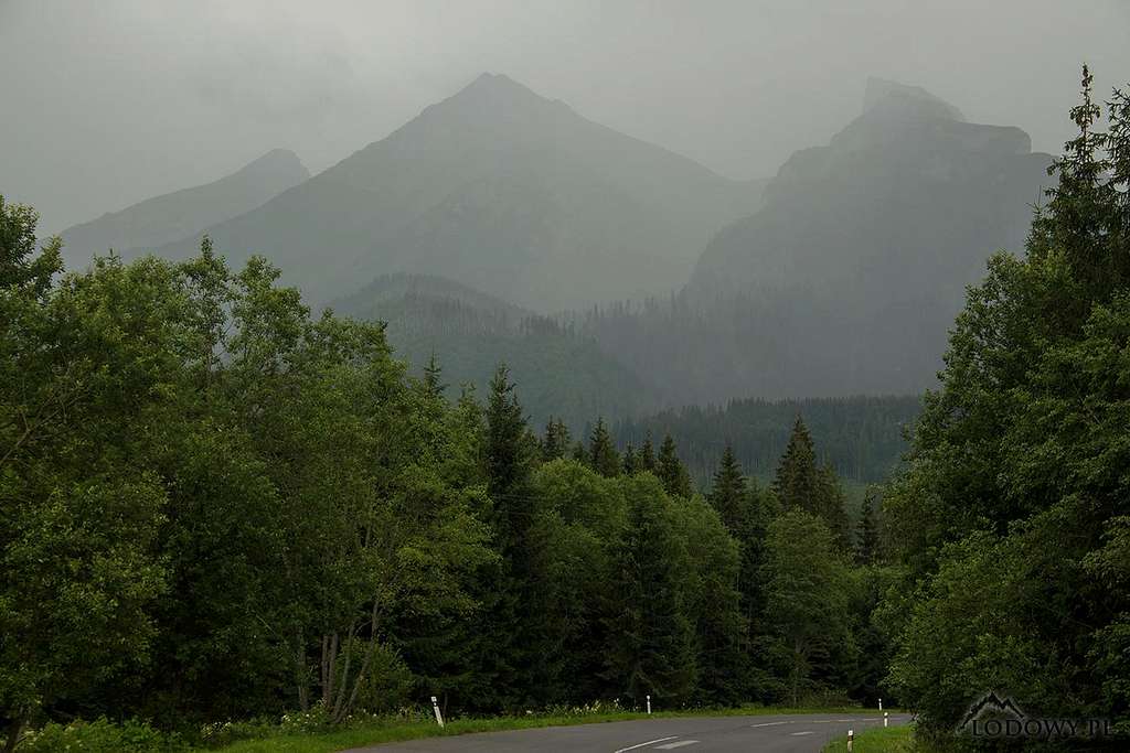 White Tatras in storm