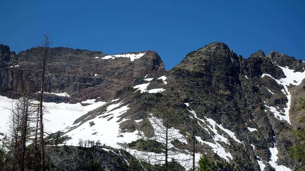 Martin Peak from Hilgard Pass