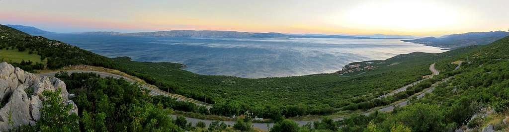 Panorama from viewpoint 