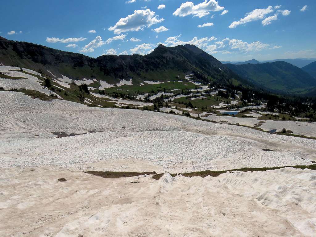 Snowfields upper Democrat Basin