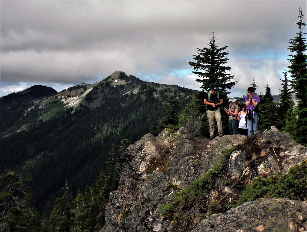 Group on the summit of Catherine