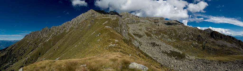 On the south ridge of Croce Gam