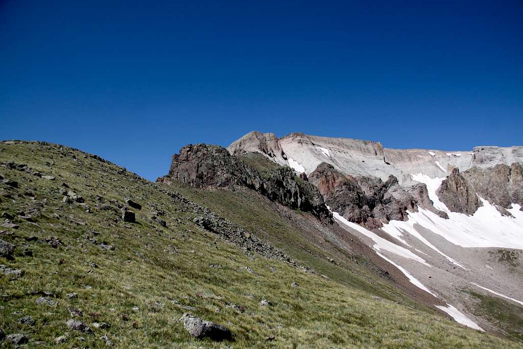 East ridge of Silver Mountain