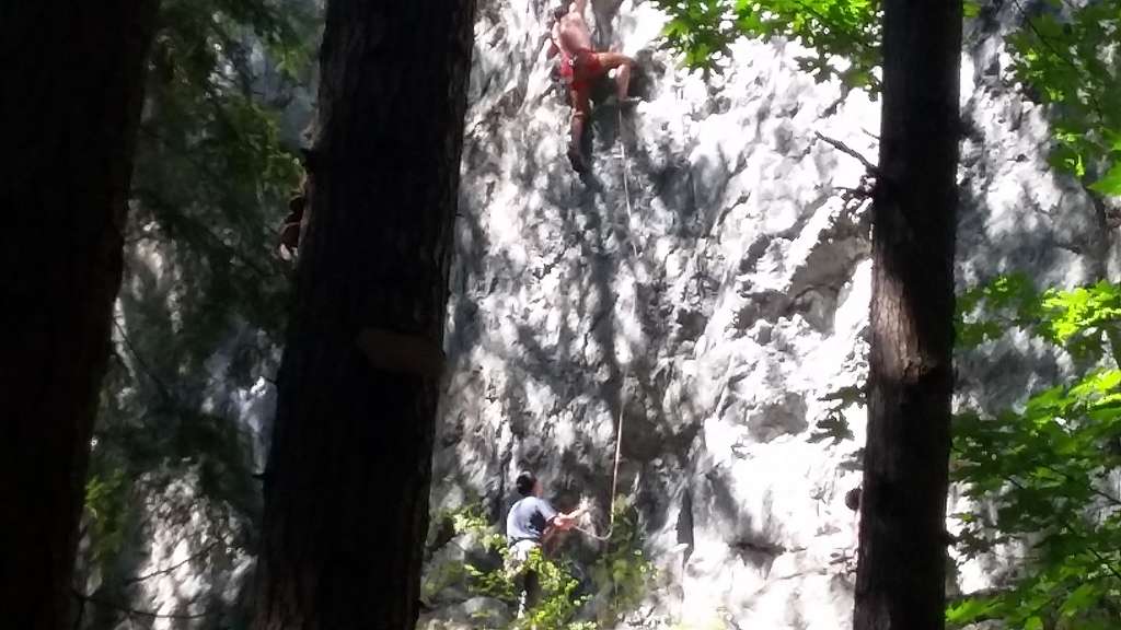 Rock Climbers on Little Si