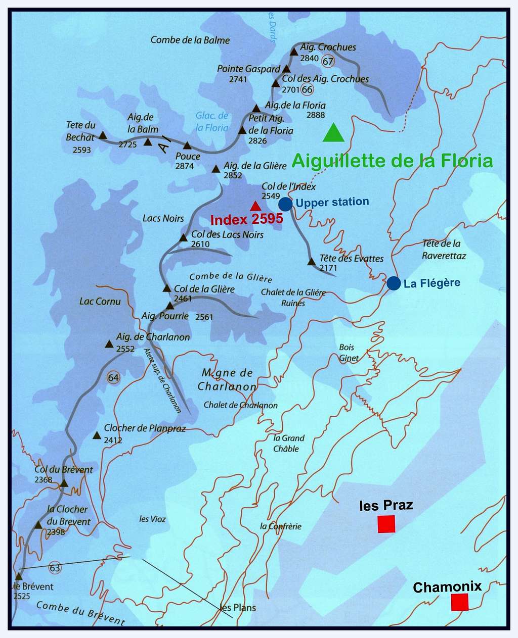 Aiguillette de la Floria  map