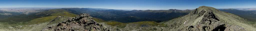 360° summit Panorama from Risco de los Claveles