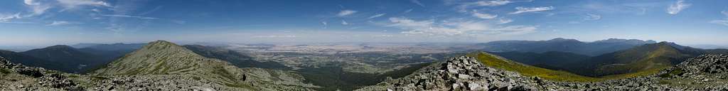360° summit Panorama from Piñareja