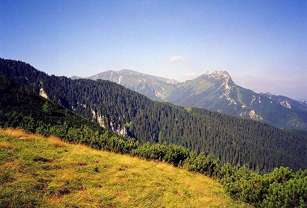 Giewont ridge from Karczmisko...