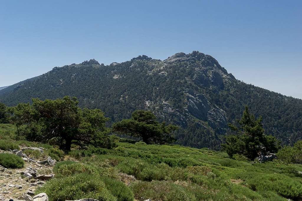 Siete Picos seen from Cerro del Ventoso