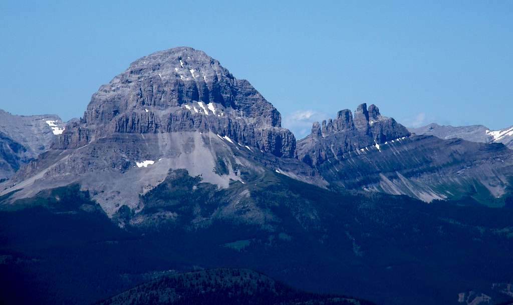 Crowsnest Mountain and Seven Sisters