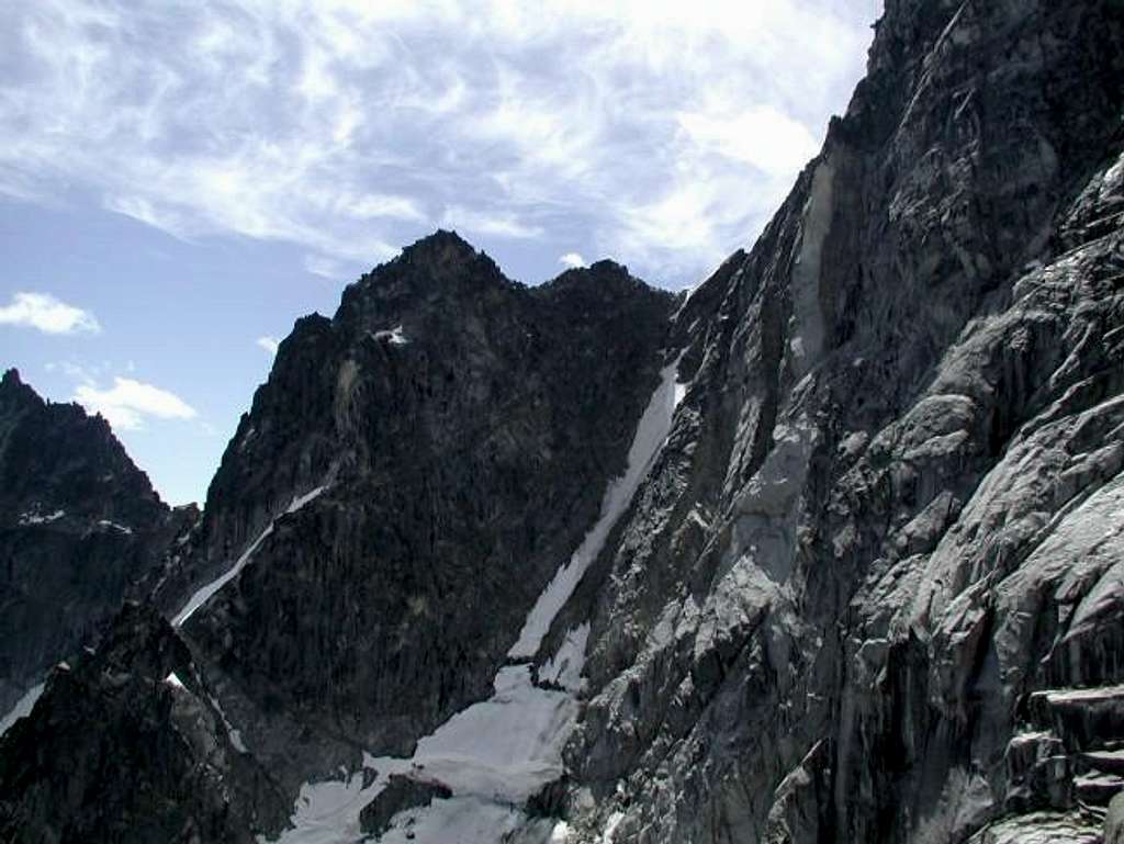 Ice Cliff Couloir from low on...