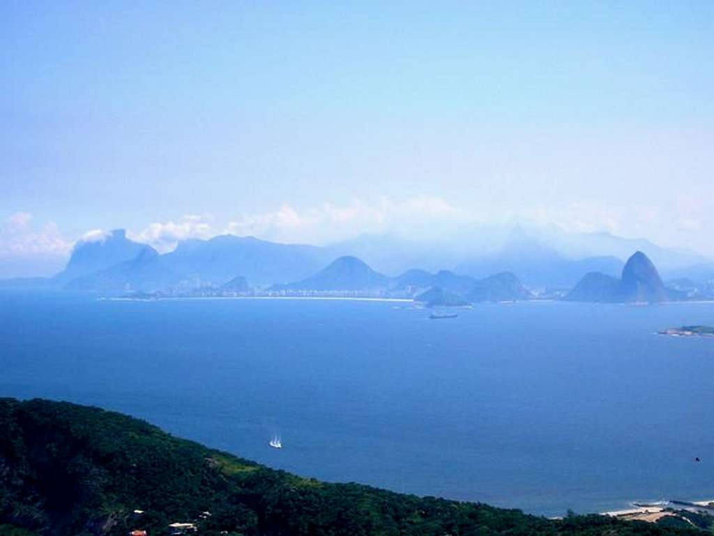 Rio de Janeiro from The summit.