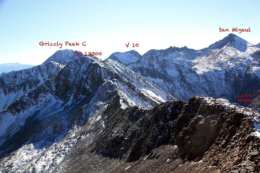 UN 13300 to Beattie Peak traverse