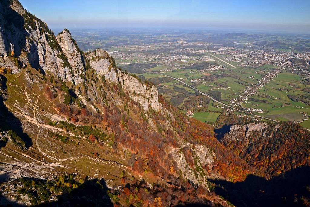 View down to Salzburg