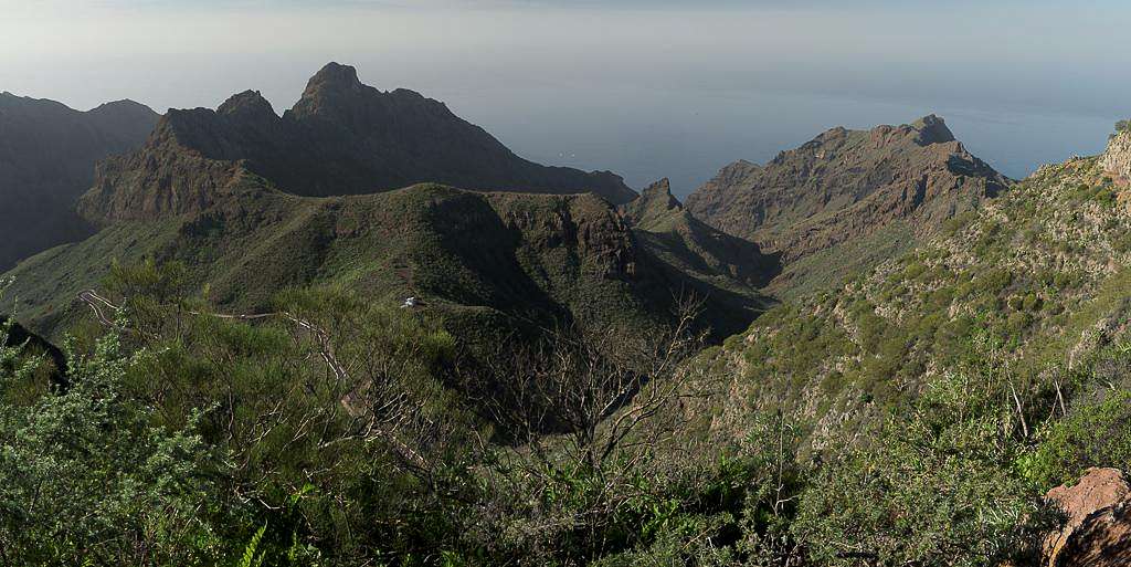 Pico de Veje (864m), Roque de Masca (911m), Morro del Picón (704m)