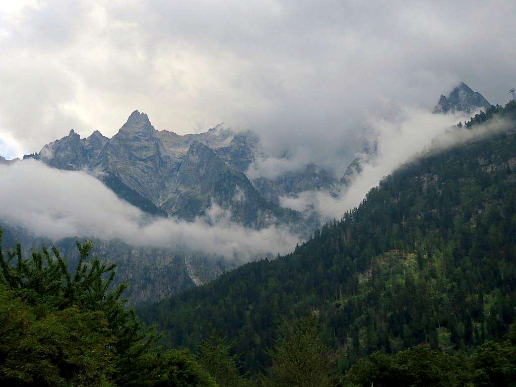 Alps above Vicosoprano