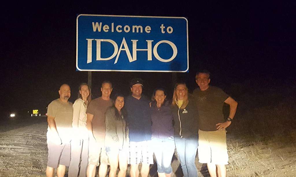 Crossing into Idaho around 1am