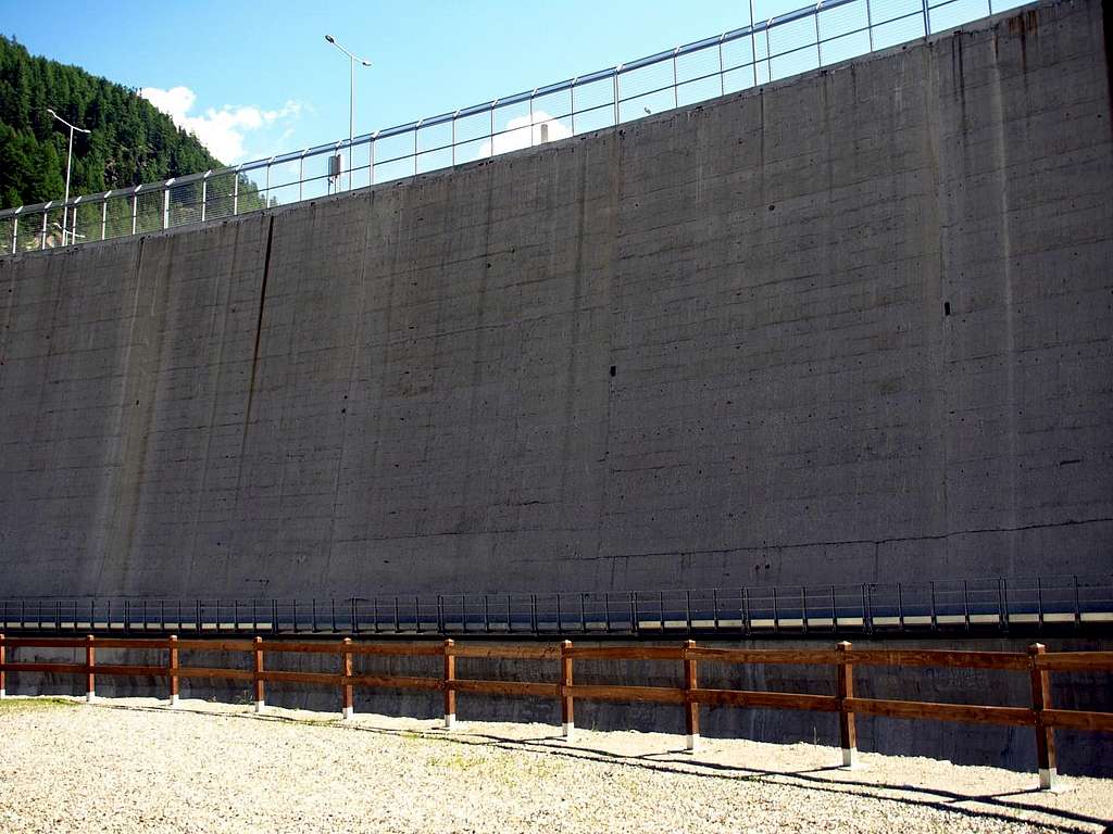 Beauregard Dam at the beginning of the Doire 2017