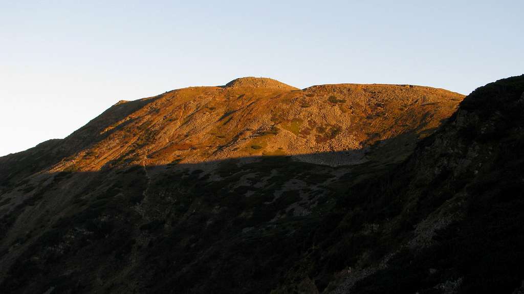 Diablak from above Brona saddle