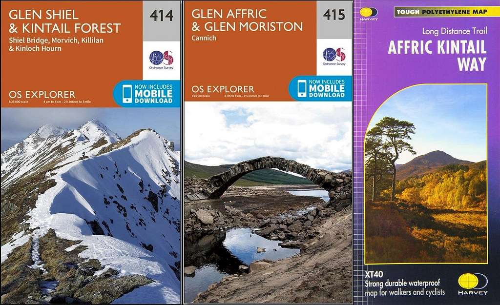 Glen Affric maps