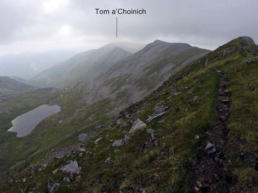Approaching Tom a’Choinich