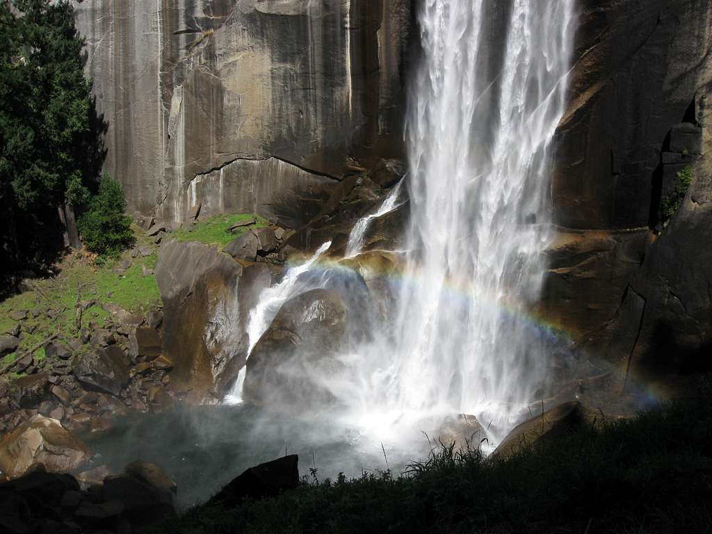 Rainbow at the Base of Vernal Falls