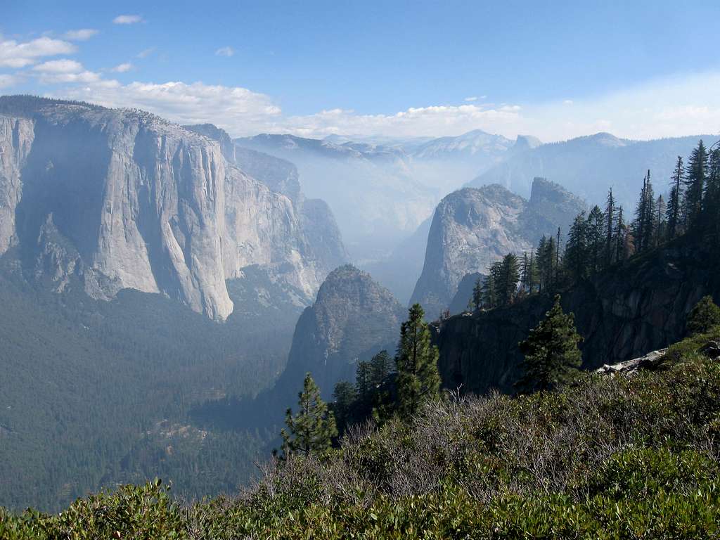Yosemite Valley From Stanford Point