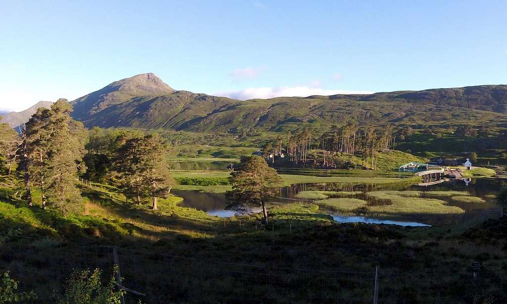 Affric Lodge and Sgurr na Lapaich