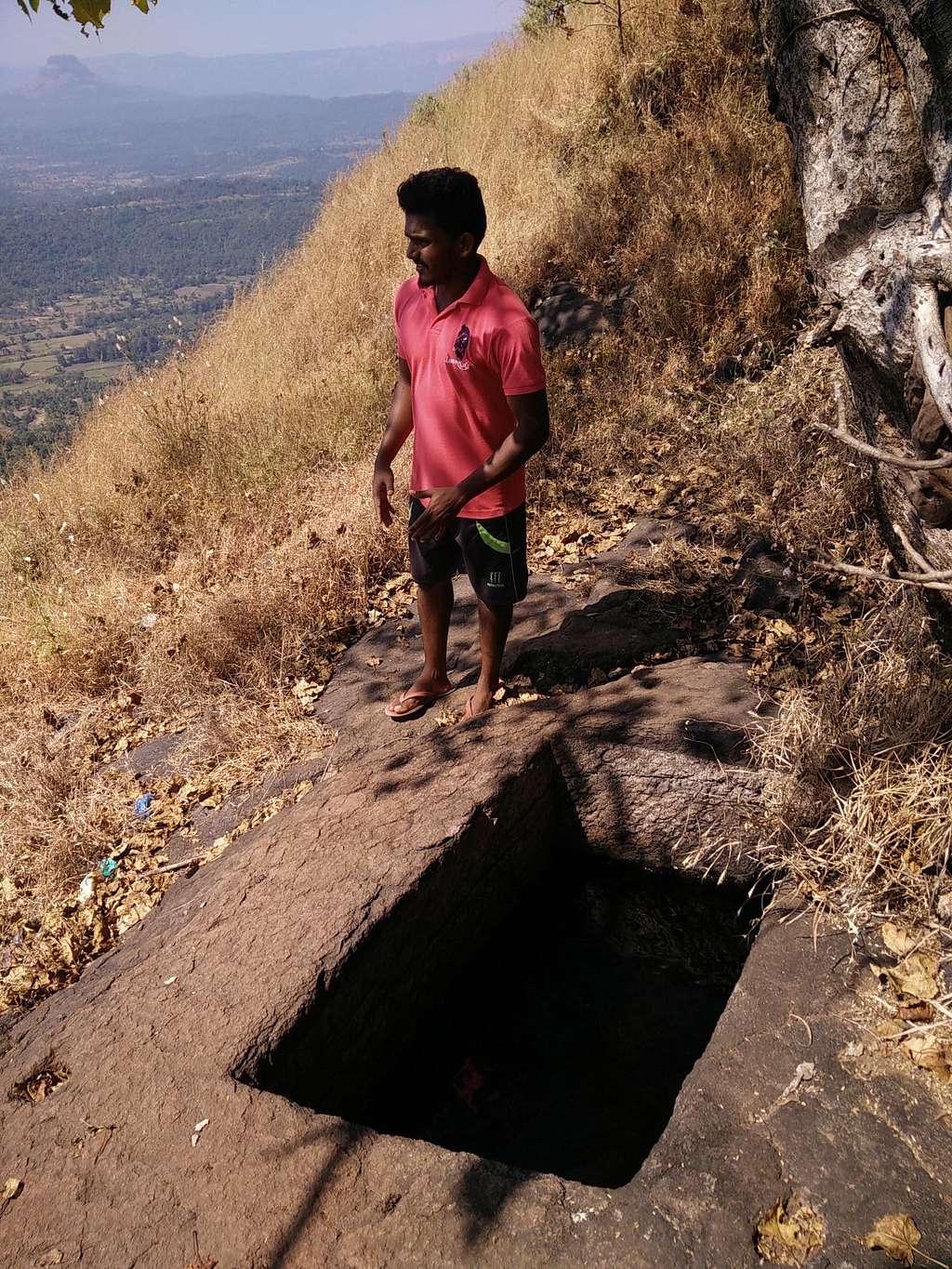 Water cistern...we filled our bottles..