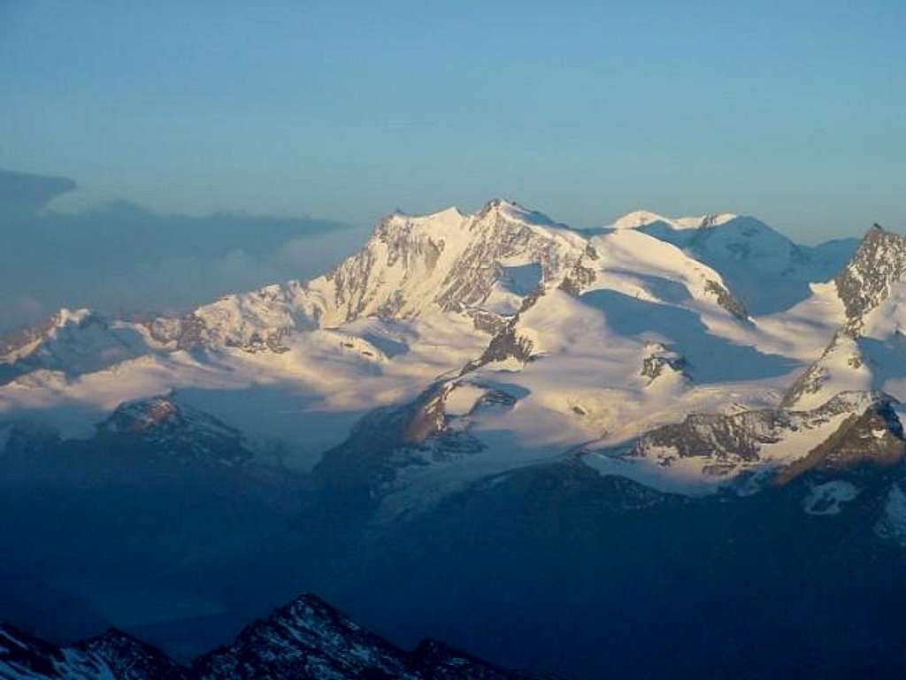 Monte Rosa and Lyskamm in the...