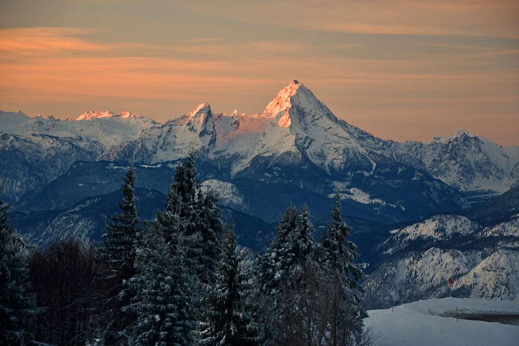 The Berchtesgaden Alps at sunrise