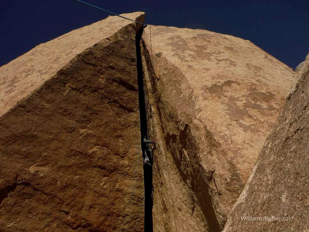 Between a Rock and a Hard Place, 5.10b**